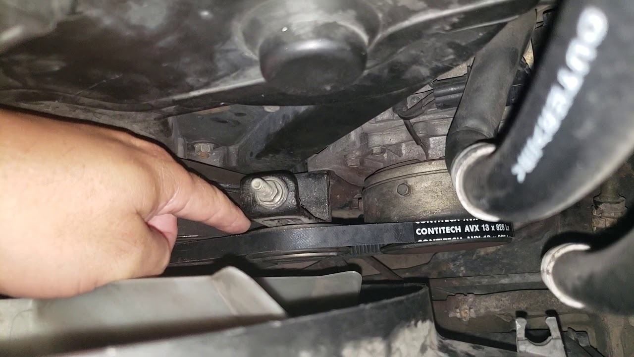 Como apertar correia do ar condicionado da pajero sport diesel 2009