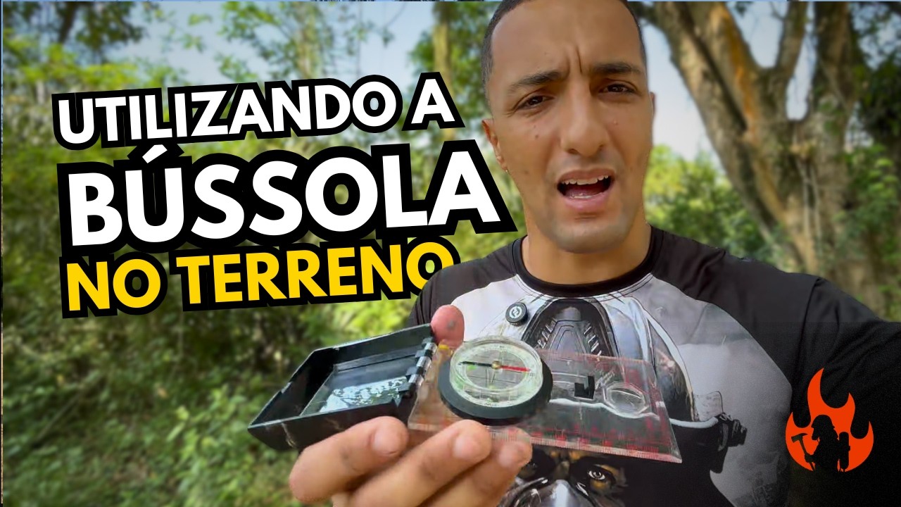 Como Utilizar a BÚSSOLA NO TERRENO - Orientação Militar