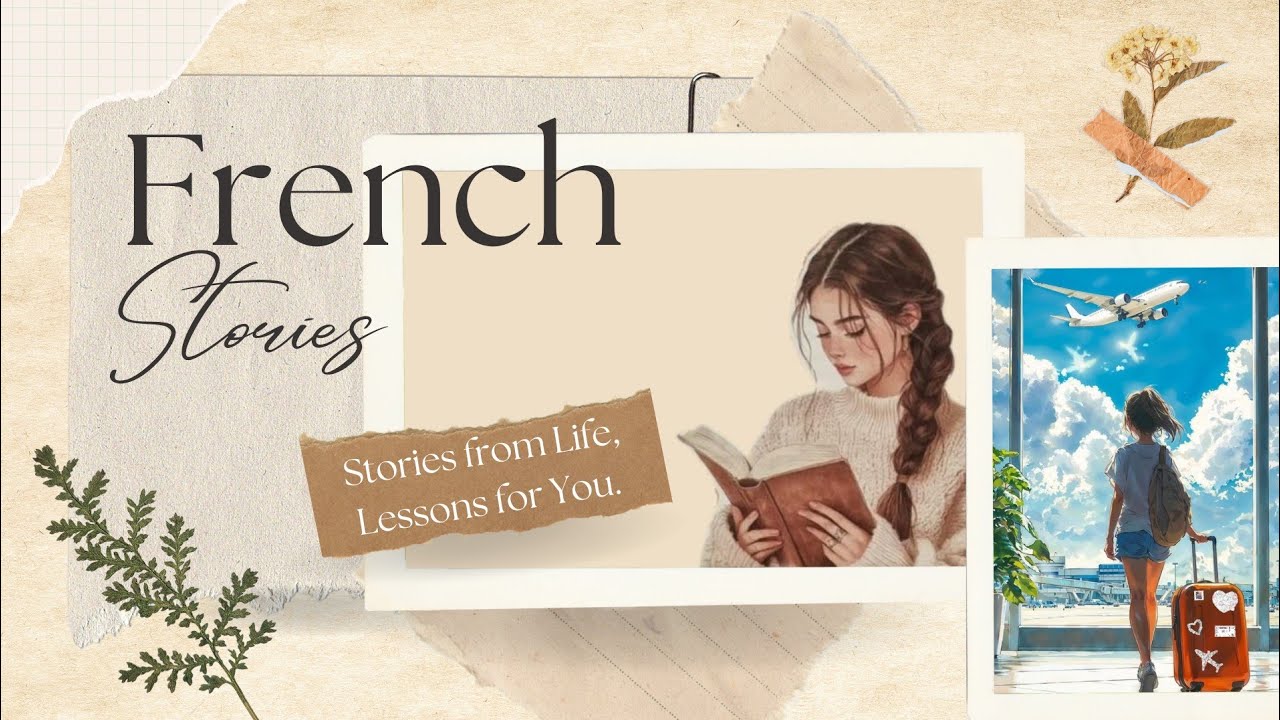 Le karma dans l’avion | French Stories | Écoute et Lecture (B1/B2) | Speaking Practice 