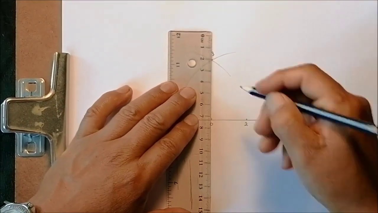 Trazado de un arco trébol /3ro de secundaria / video 11