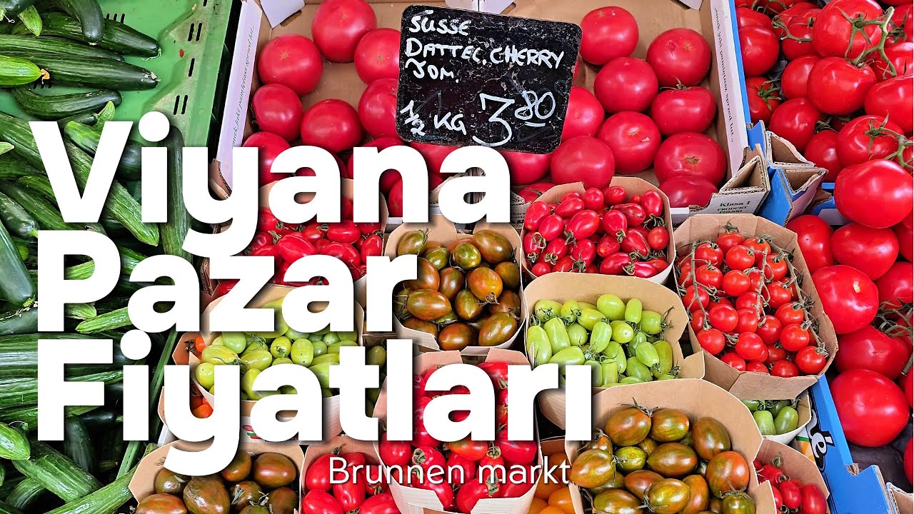 Viyana pazar fiyatları - Brunnenmarkt - Viyana'da ortadoğu esintileri