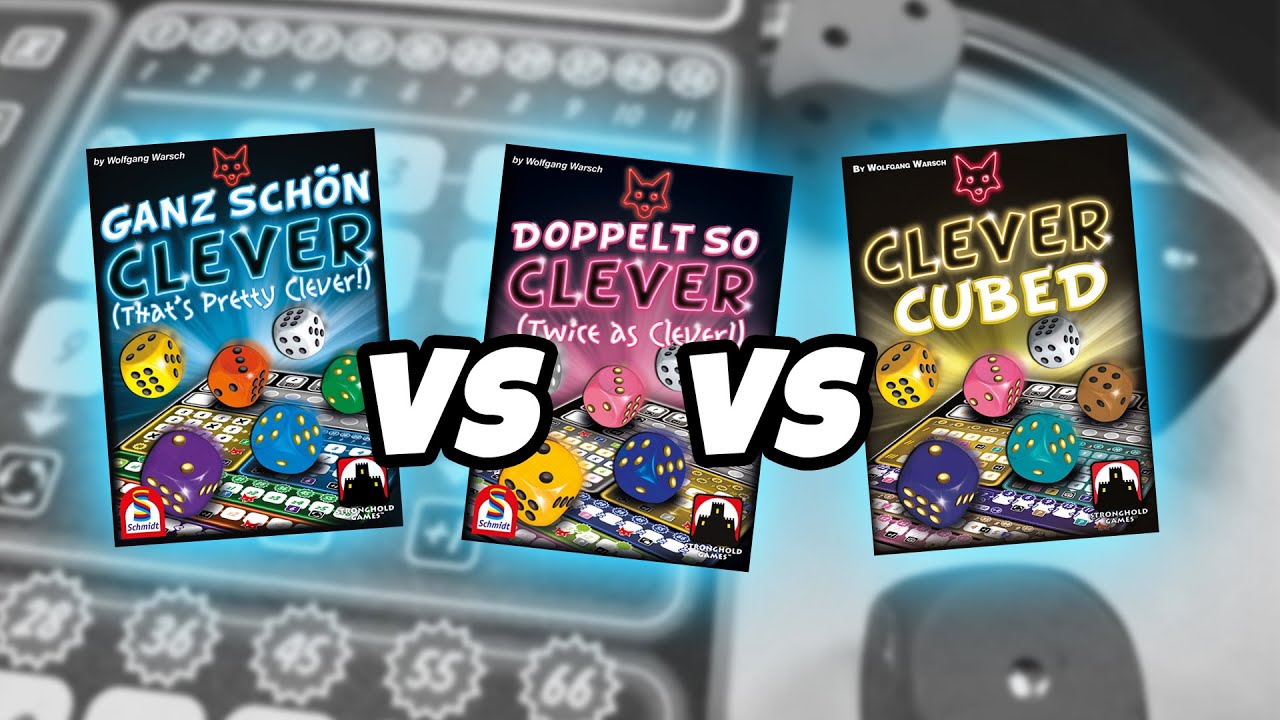 THAT'S PRETTY CLEVER vs TWICE AS CLEVER vs CLEVER CUBED | Gameplay | Schmidt Spiele