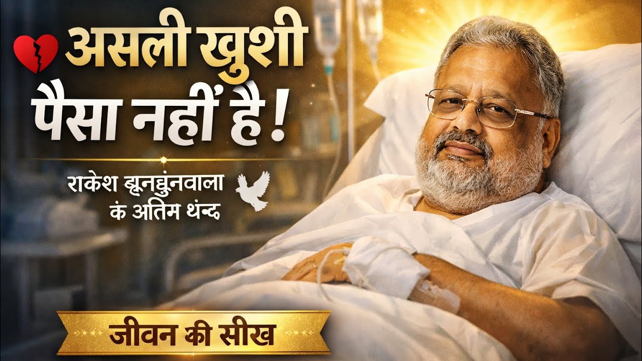 मरने से पहले राकेश झुनझुनवाला ने क्या कहा? 💔 जिंदगी बदल देगी ये सीख #prismlivestudio   #motivation 