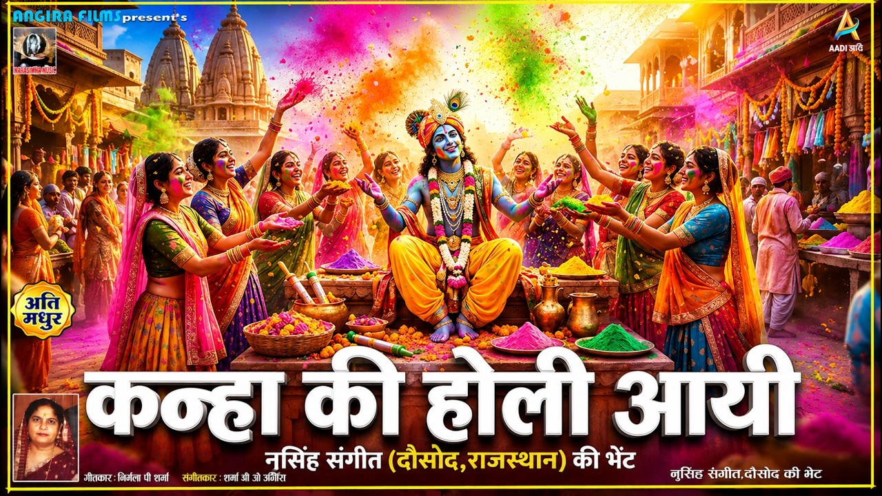 कानहा की होली आयी 🌹🙏Kanha Ki Holi Aayi#kanhakiholi#holi#holigeet#holi bhajan#holisong#sharmapgangira