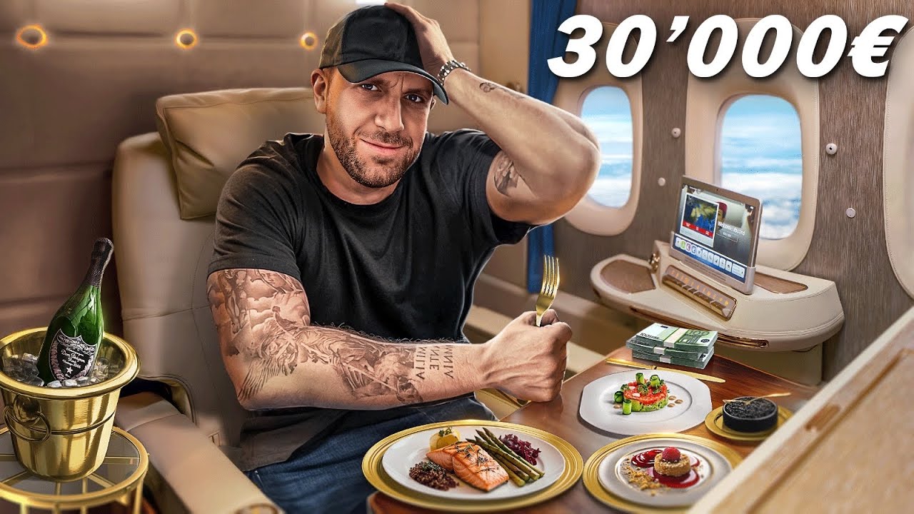 J’AI ACHETÉ UN BILLET D’AVION À 30.000€ 😱😱!! PREMIÈRE CLASSE DU JAMAIS VU 💰💰!!