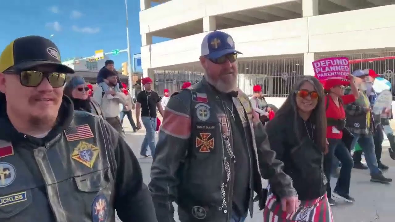 Knights on Bikes - Austin Diocese - March for Life 2024