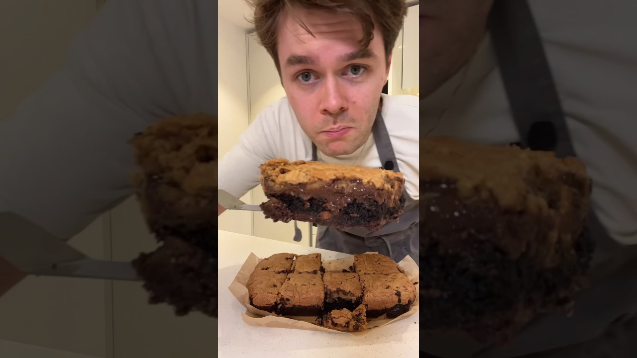 Brookies 🍫🍪(recipe in description)