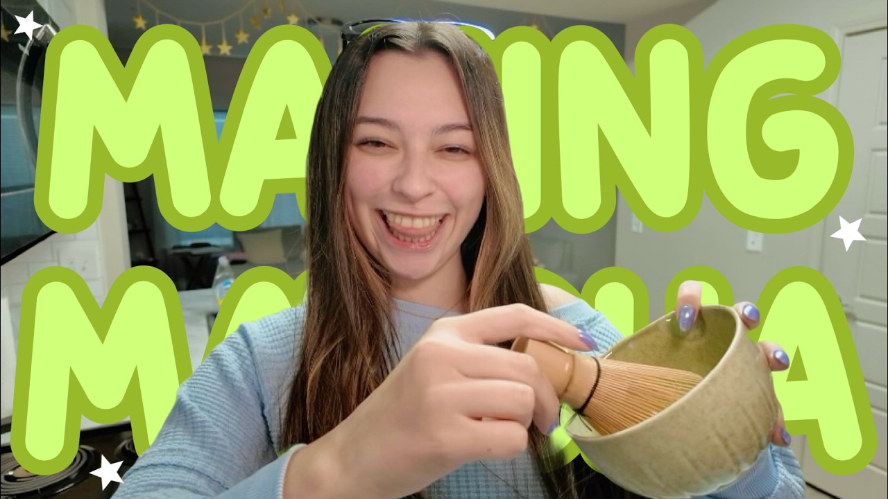 MAKING MATCHA AT HOME *goes extremely well*