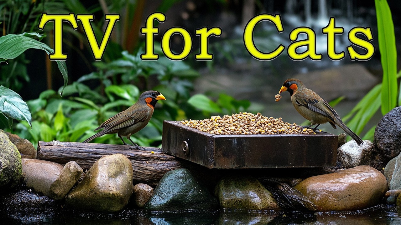 Cat TV ~ Videos of Birds for Cats to Watch and Enjoy ~ Birds Eat