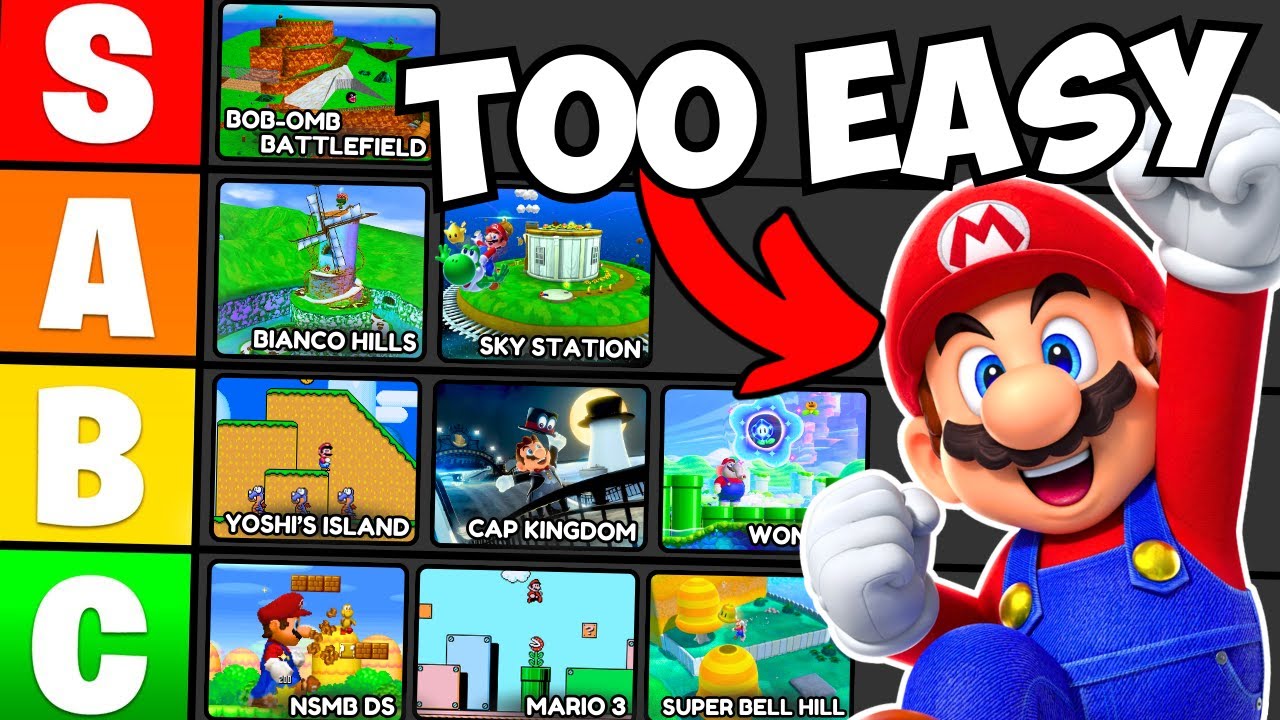 Ranking the First Level in Every Mario Game