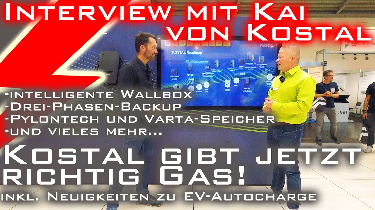 KOSTAL Interview - ENECTOR Wallbox, 3-Phasen-Backup, Pylontech-Akkus und vieles mehr
