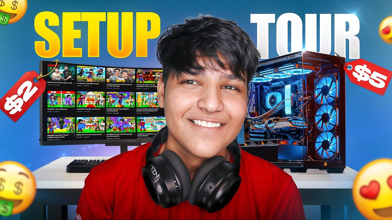 MY SETUP AND ROOM TOUR !