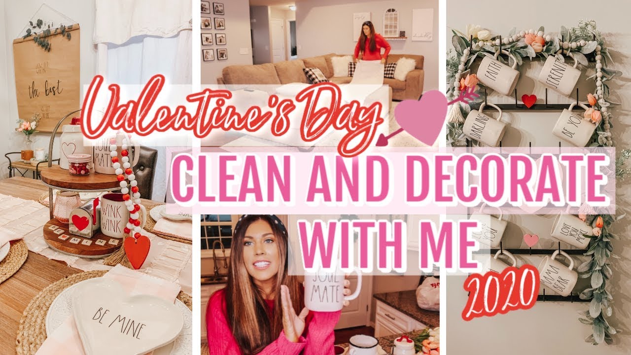 Убирайтесь и украшайте вместе со мной ко Дню святого Валентина | FARMHOUSE VALENTINES DAY INSPECTION