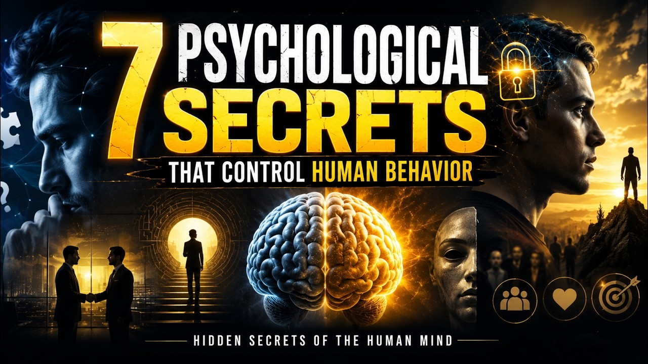 7 Psychological Secrets That Control Human Behavior | Hidden Secrets of the Human Mind.