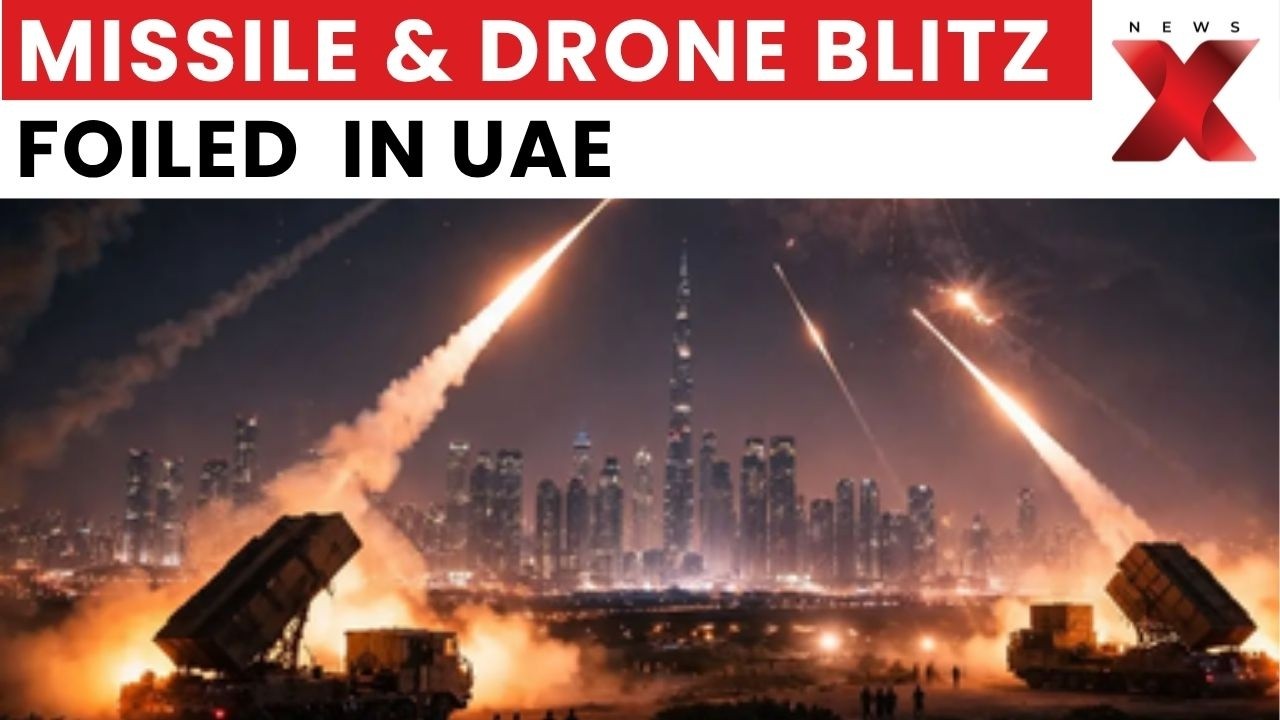 UAE Intercepts Multiple Iranian Missiles and Drones; Four Injured in Air Defence Action | NewsX