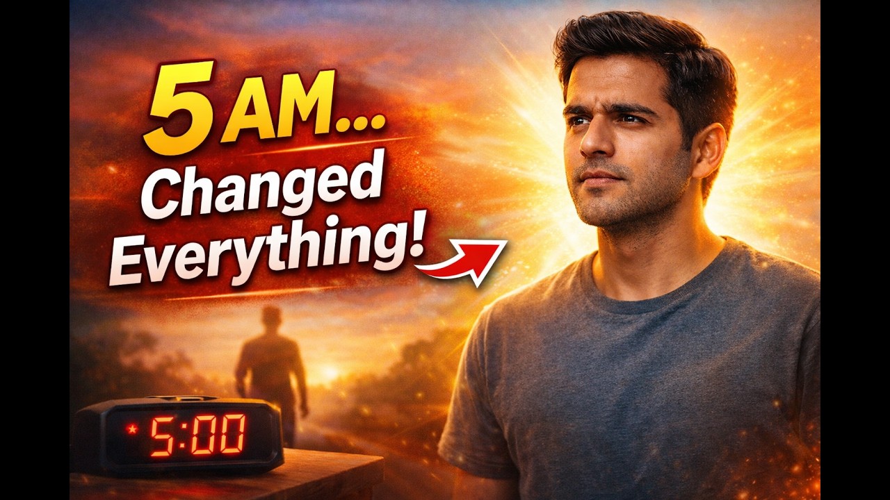 He Woke Up at 5 AM for 90 Days… His Life Changed Forever|Best Motivational English Story