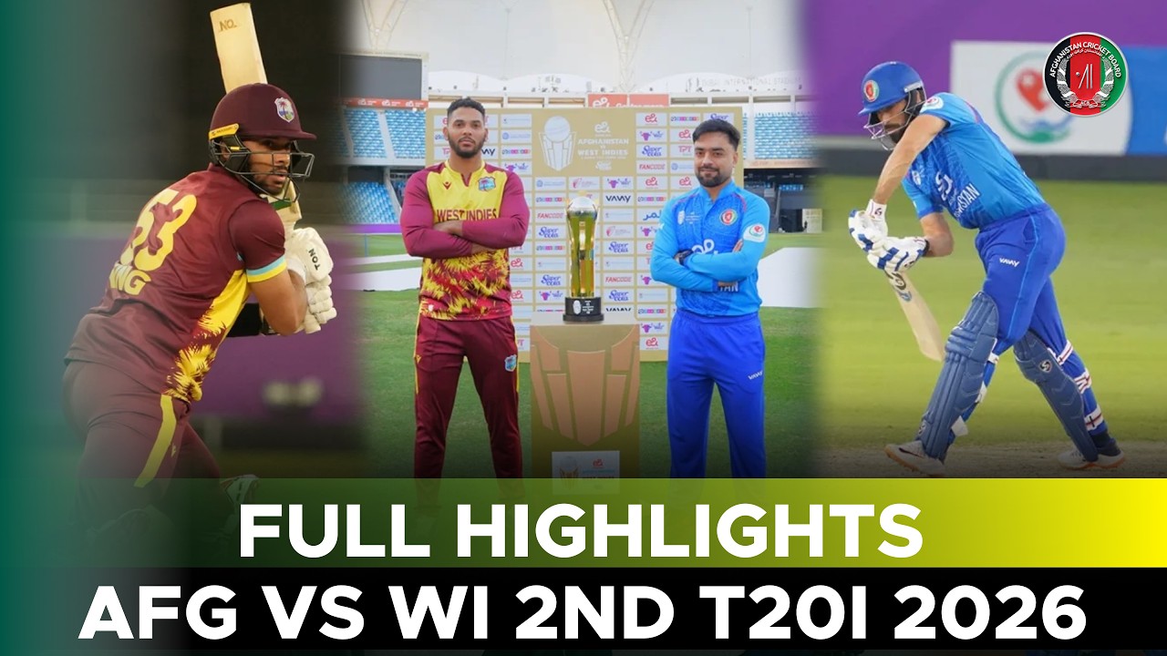 Full Match Highlights | Afghanistan vs West Indies | 2nd T20I 2026 | 321T
