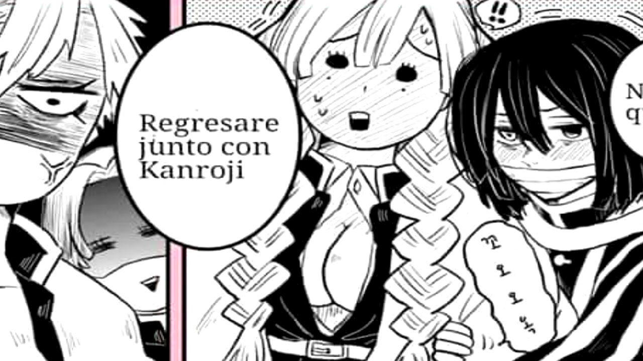 IGURO X MITSURI OBAMITSU IGURO SE EMBORRACHA KIMETSU NO YAIBA DOUJINSHI