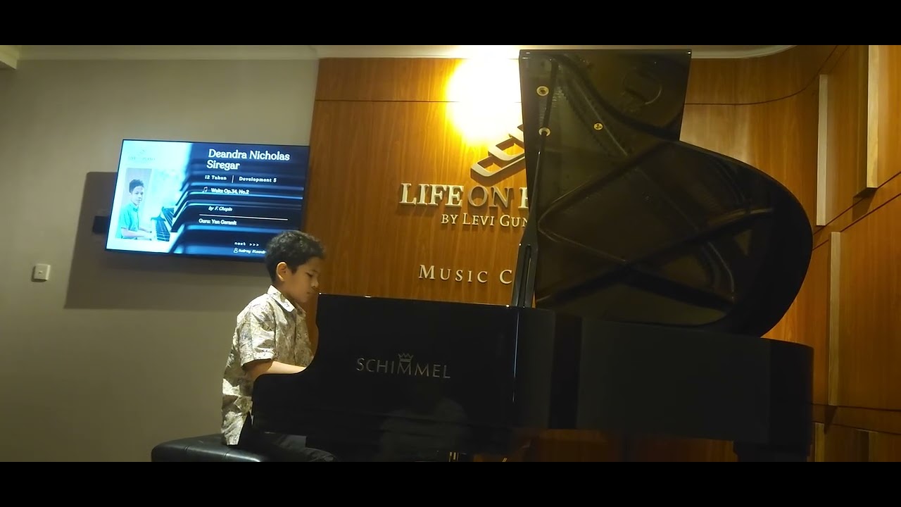 Mini Konser Dean | Waltz Op. 34 no 2. Chopin