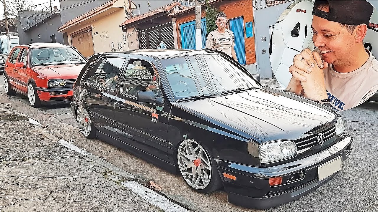 LEVEI MEU GOLF VR6 TURBO PARA MEU AMIGO CONHECER!