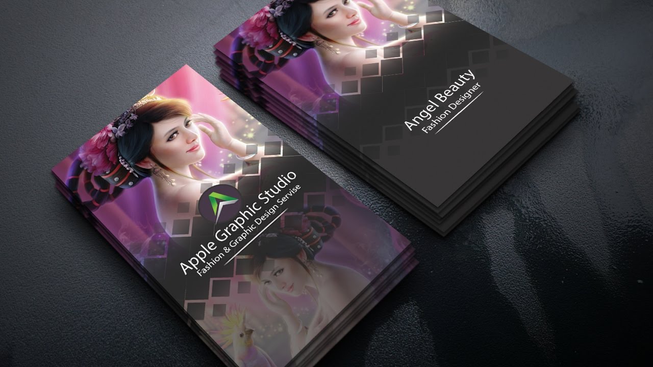 How to Create a Fashion Business Card in Photoshop