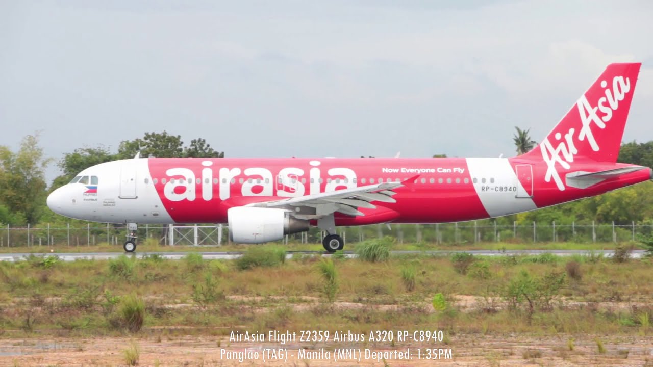 Plane Spotting in the rain at Bohol - Panglao International Airport