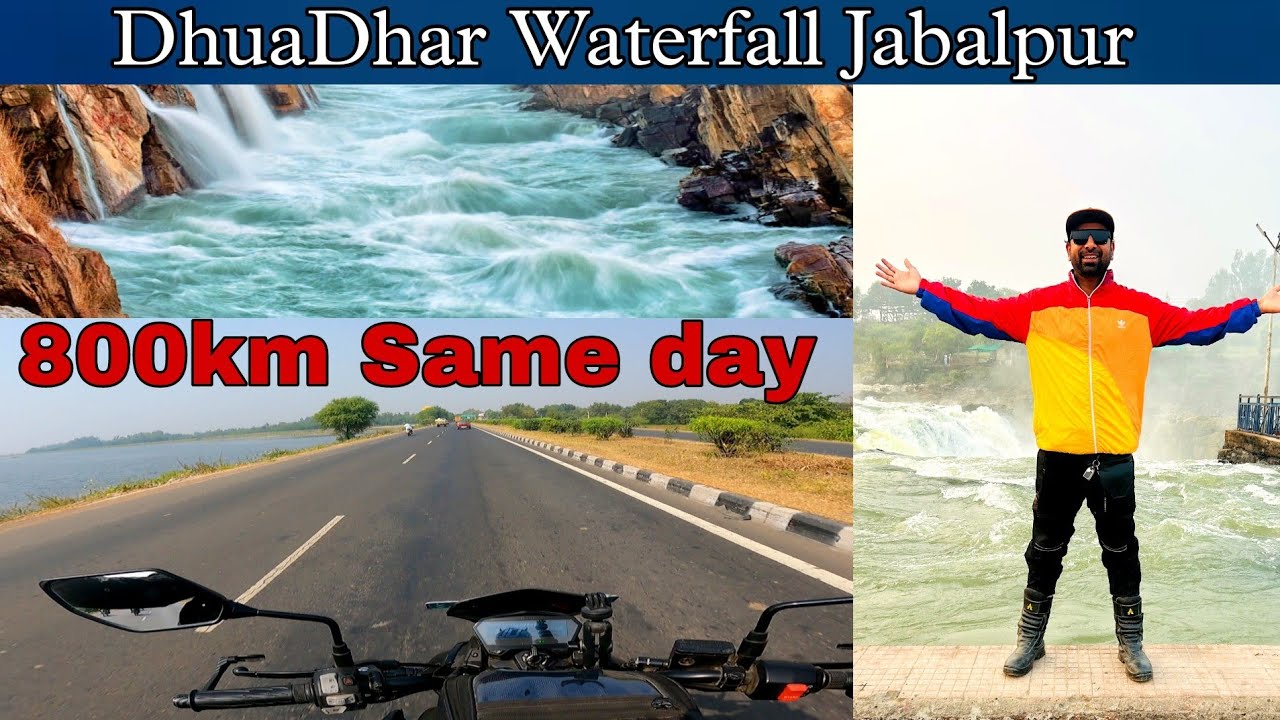 Finally DhuaDhar Waterfall Dekha Ab Chalte Delhi 😍 | Jabalpur To Delhi Same Day in just 12 Hours 🥵