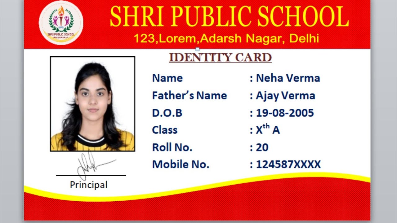 MS Word Me ID Card Design Kaise Kare | Step-by-Step Tutorial | ID Card Design in MS Word