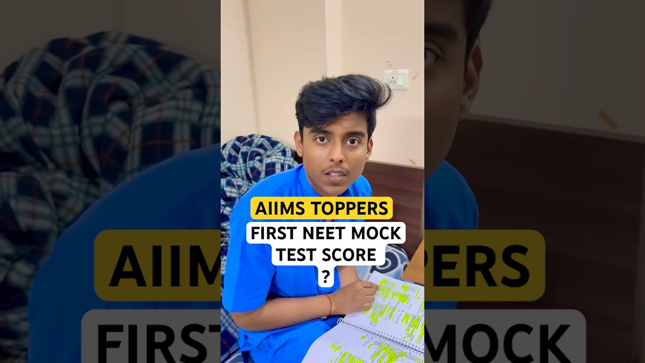 First Neet Mock Test Score ? #neet2025 #neet #aiims #mbbs #neetmotivation #neet2026 #mocktest