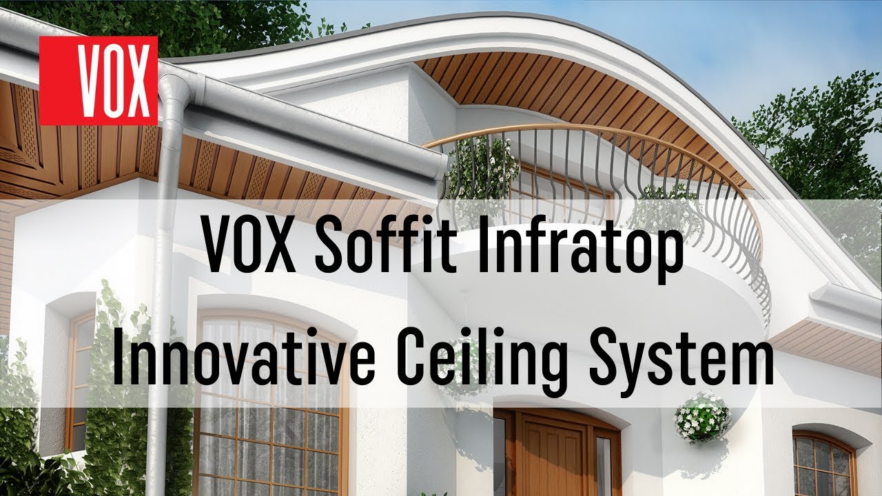 VOX Soffit Infratop-Innovative Ceiling System -For both Interior & Exterior Applications | Homedecor