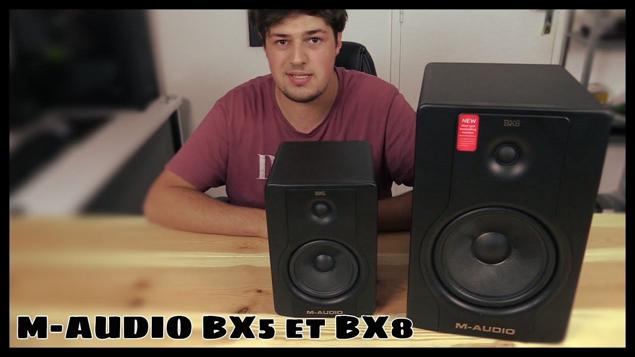 Test des enceintes amplifiés M-AUDIO BX8 et BX5 - Le rapport qualité prix !