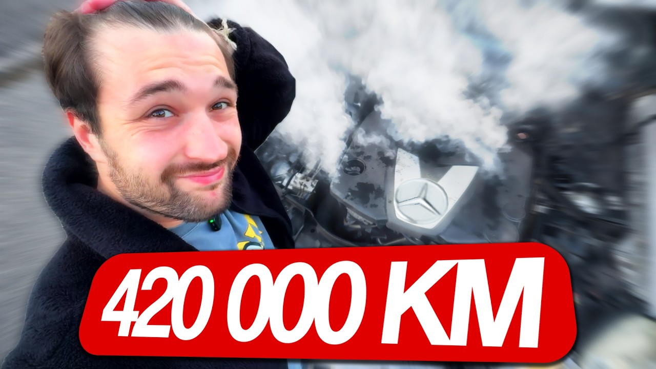 Au CHOMAGE il achète une MERCEDES avec 420 000 KM (il regrette amèrement)