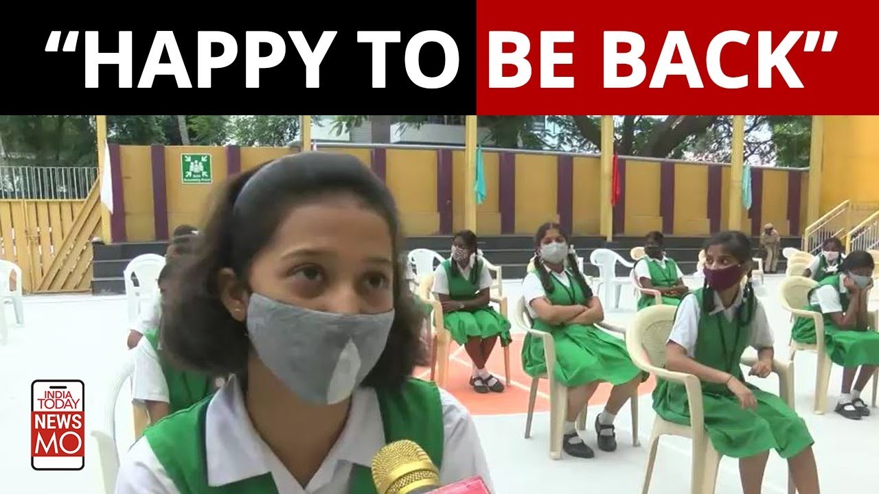 Schools Reopen: Students of Classes 9 to 10 Thrilled To Be Back At This Karnataka School
