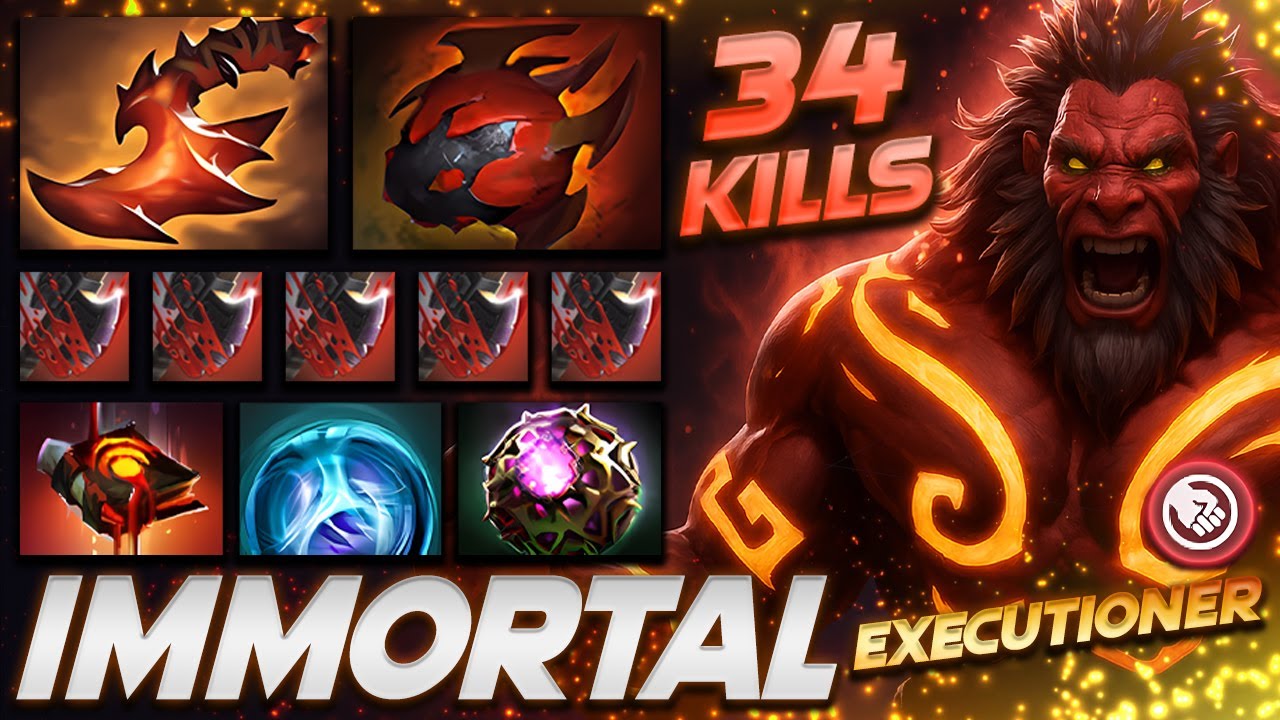 AXE 34 KILLS EXECUTIONER - Dota 2 Pro Gameplay [Watch & Learn]
