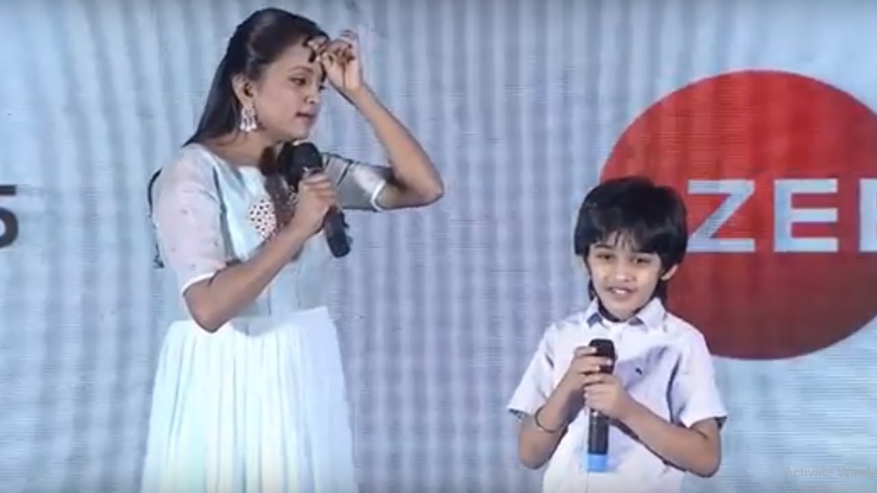 Child Artist Ronit Funny Speech @ JERSEY Thank You Meet