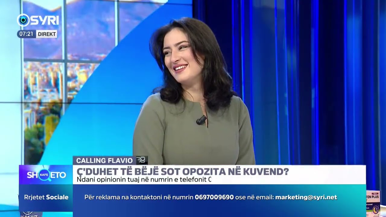 KAFE SHQETO/ Calling Flavio - &Ccedil;'duhet t&euml; b&euml;j&euml; sot opozita n&euml; Kuvend?