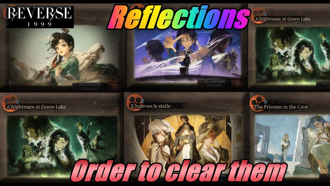 Reflections - Order to clear them - Reverse1999