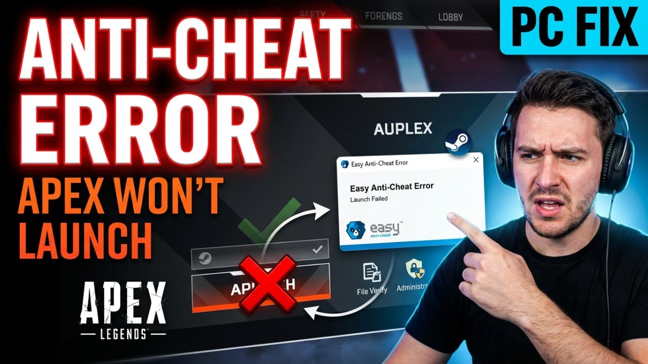 How to Fix Easy Anti-Cheat Error in Apex Legends (Step-by-Step Guide)