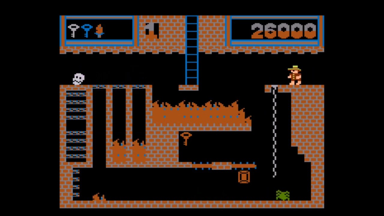 Ностальнгируем в "Preliminary Monty "❤  Atari 800. Logic game, 1983. 60FPS. Бродилка в подземелье.