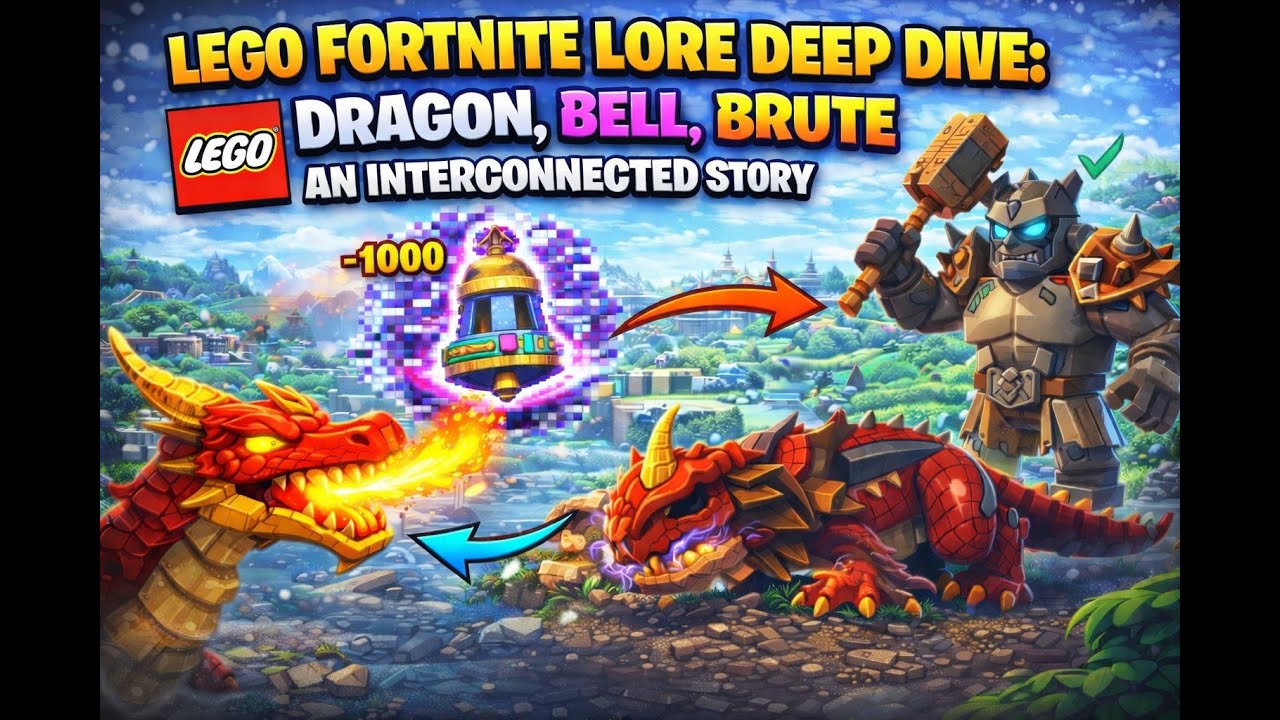LEGO Fortnite Lore Deep Dive: Dragon, Bell, Brute – An Interconnected Story
