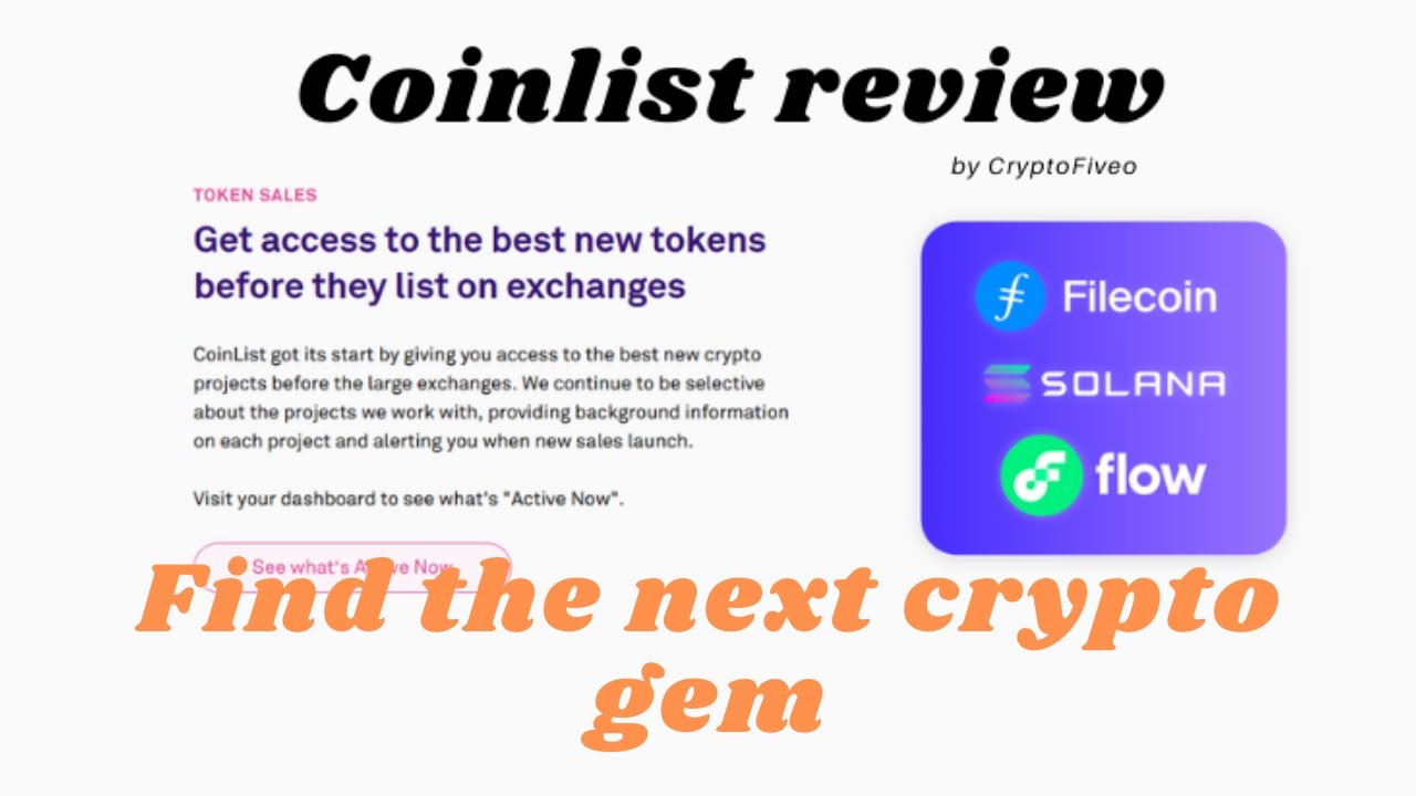 Coinlist review | Find your next crypto gem in the Coinlist token sales