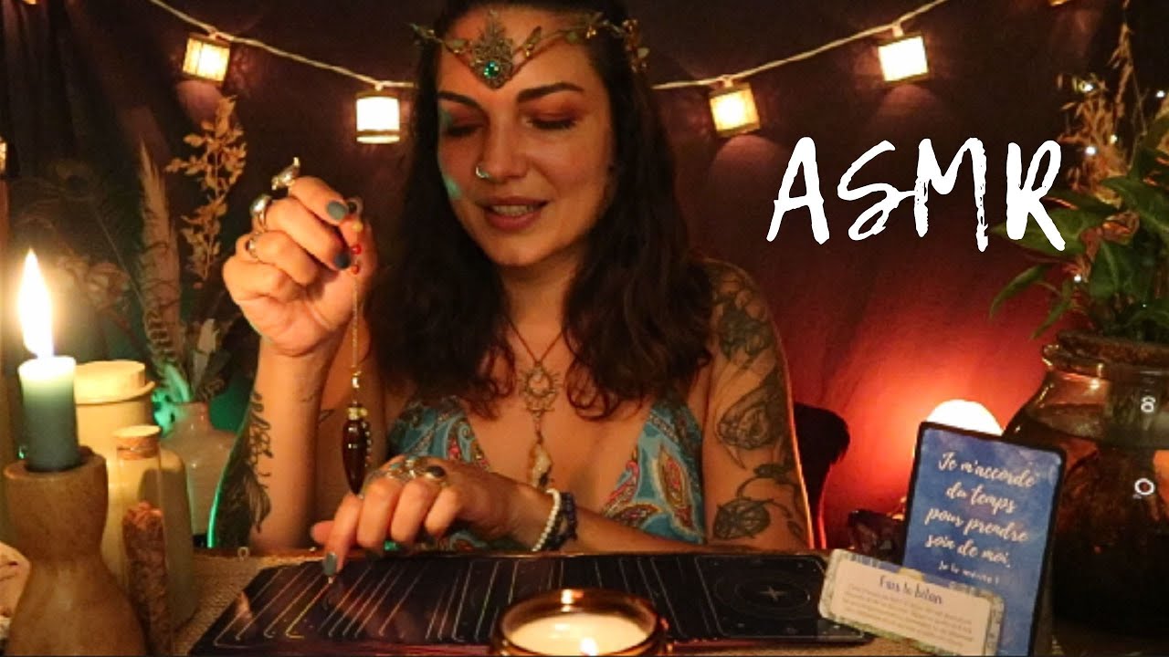 ASMR ROLEPLAY SORCIERE DE L'ETE * Ton tirage du mois d'Août !