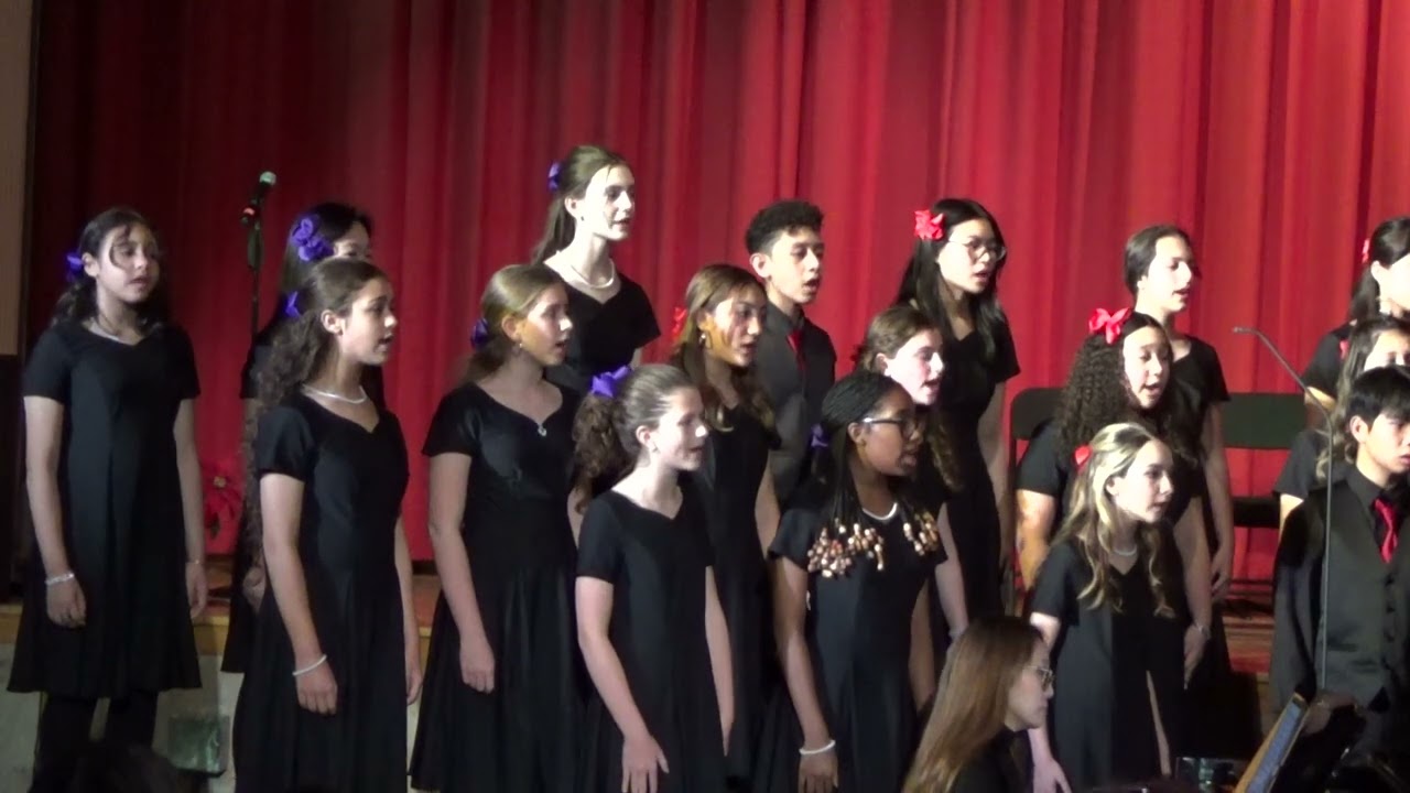 Lily in 7th & 8th Grade Vocal Mark Twain IS 239 Winter Concert 2024