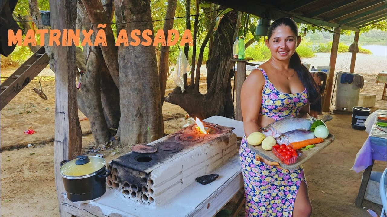 Fizemos matrinxa assada para o jantar