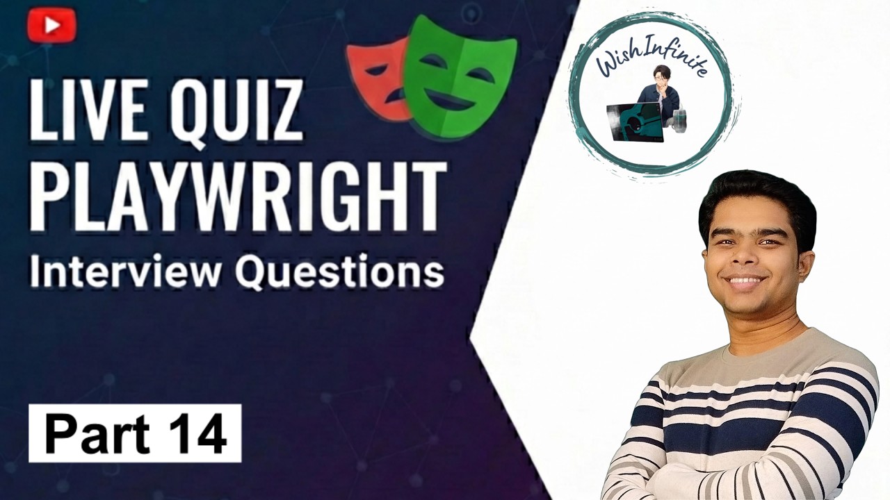 Playwright Live Quiz Part 14 🚀 | Click, Double Click, Right Click & Programmatic Click Mastery