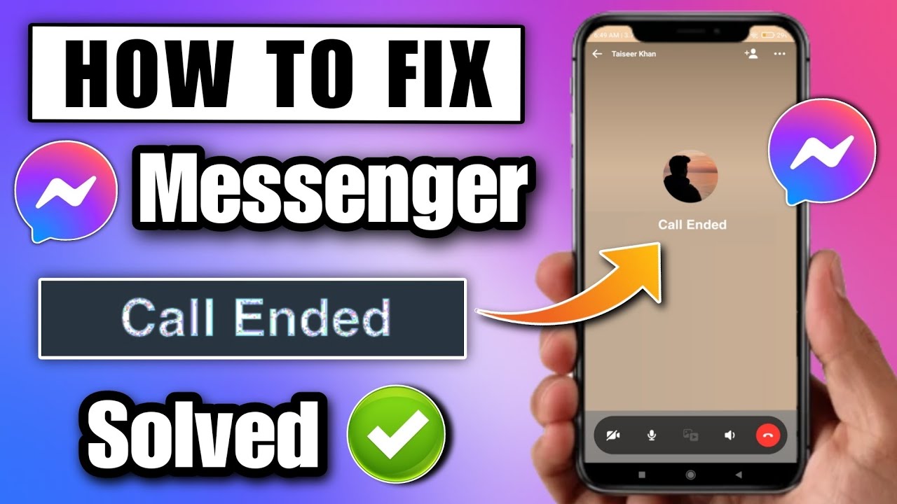 как исправить проблему с завершением вызова в Messenger 2023 | проблема с завершением вызова в Me...