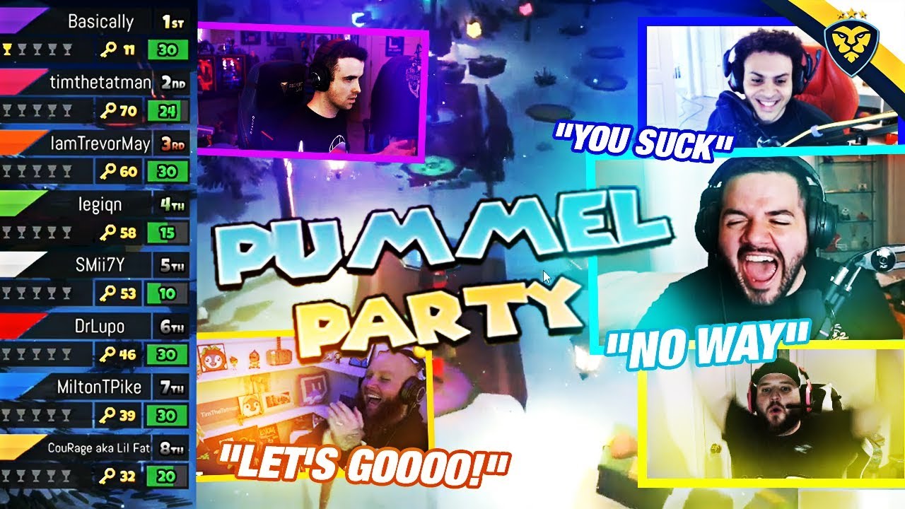 WATCH THIS TO LAUGH! PUMMEL PARTY INSANITY W/ TIM, MARCEL, DRLUPO & MORE! (Pummel Party)