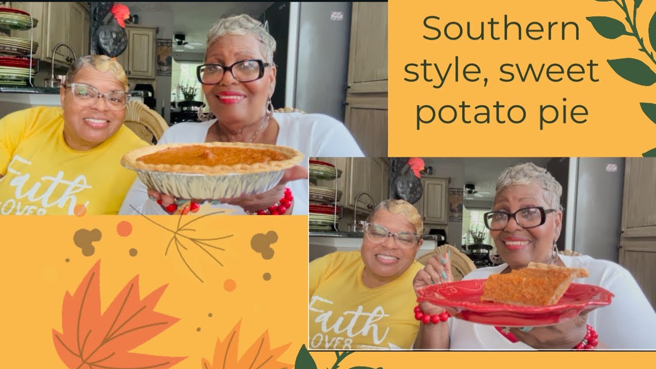 Good old, southern style sweet potato pie (delicious!)