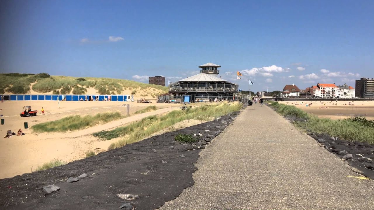 Vlissingen, Badstrand and Nollestrand at the boulevard.  