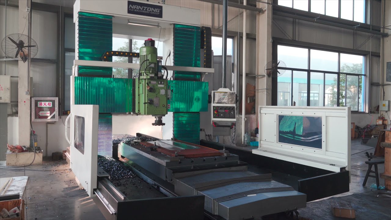 CNC move beam gantry milling machine
